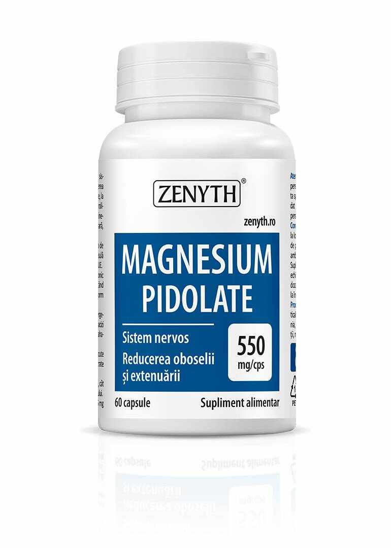 Magnesium Pidolate - pidolat de magneziu, 60 capsule, Zenyth