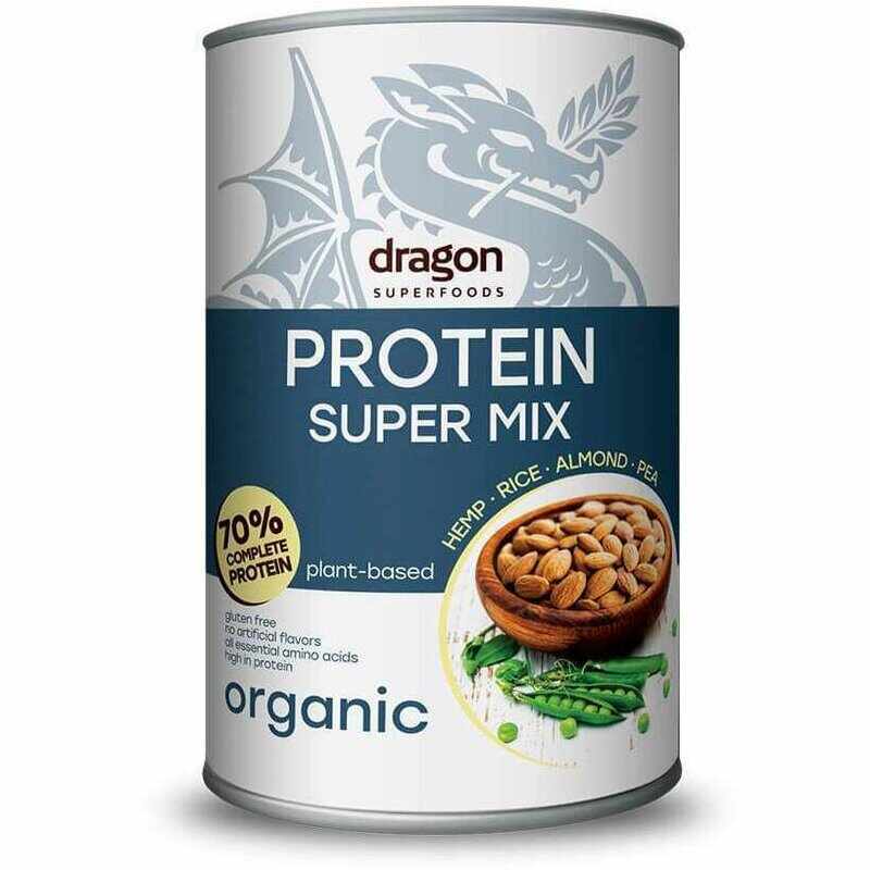 Shake proteic super mix bio 500g Dragon Superfoods