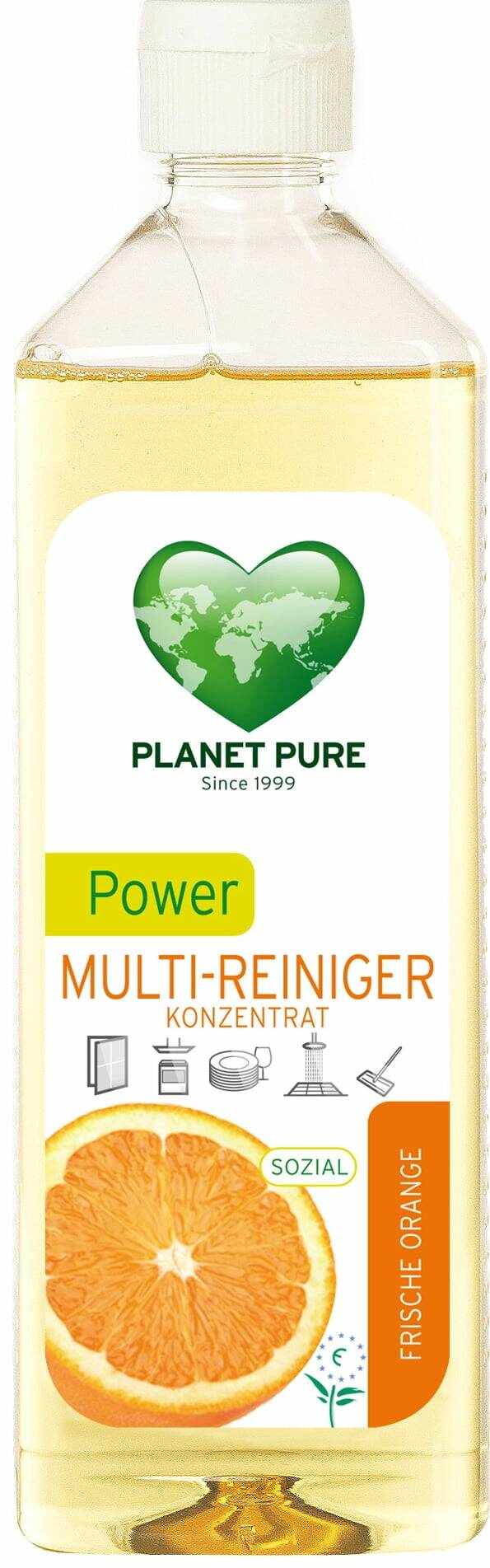 Detergent concentrat cu ulei de portocale - Power Cleaner, eco-bio, 510ml Planet Pure