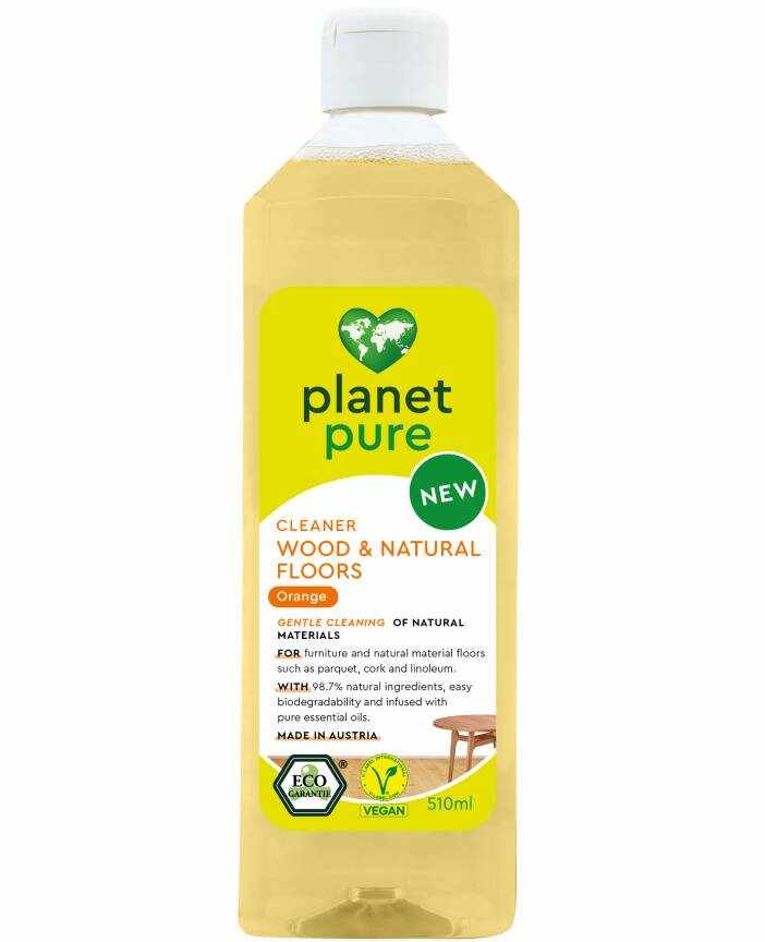 Detergent pentru suprafete din lemn - portocale, eco-bio - 510ml, Planet Pure