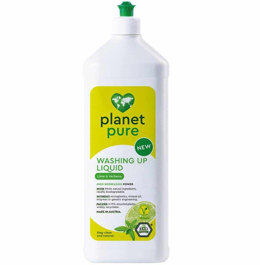 Detergent pentru vase cu lime si verbena - eco-bio, 1L Planet Pure
