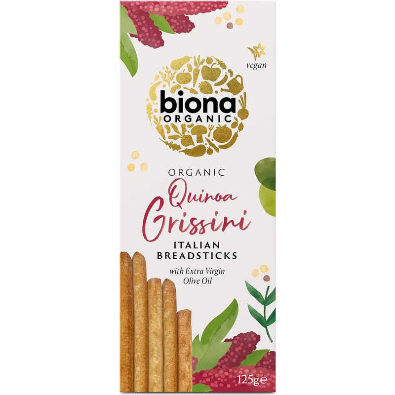 Grisine cu quinoa si ulei de masline bio 125g Biona