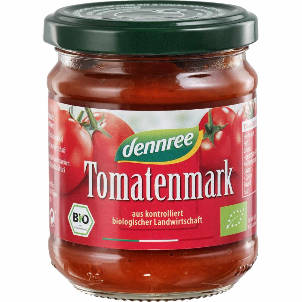 Pasta de tomate 22% substanta uscata bio, 200g, dennree