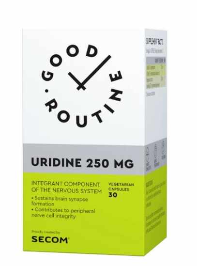 URIDINE 250MG, 30CPS - Good Routin by SECOM