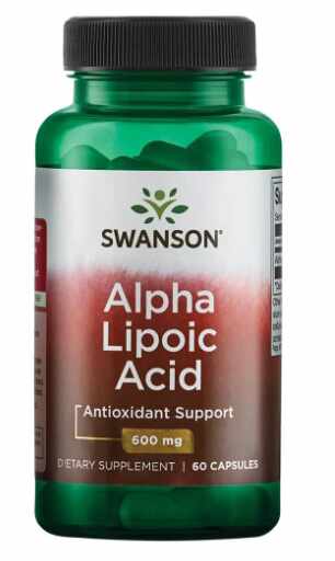Alpha Lipoic Acid 600 mg, 60 capsule - SWANSON