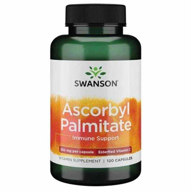 Ascorbyl Palmitate, Ester C-Vitamina C Liposolubila, 250 mg, 120 capsule, Swanson