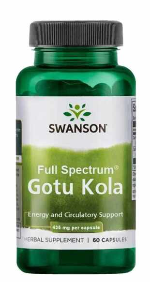 Full Spectrum Gotu Kola 435mg, 60 capsule - Swanson