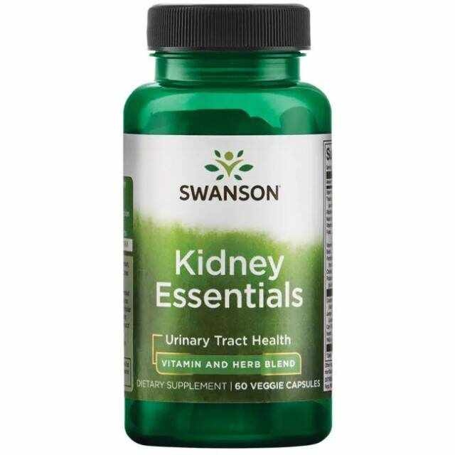Kidney Essentials, Complex Esentiale Pentru Rinichi, 60 capsule, Swanson