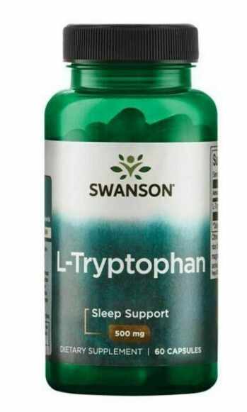 L-Tryptophan 500 mg, 60 capsule - Swanson