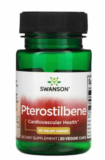 Pterostilbene 50 mg, 30 capsule - Swanson