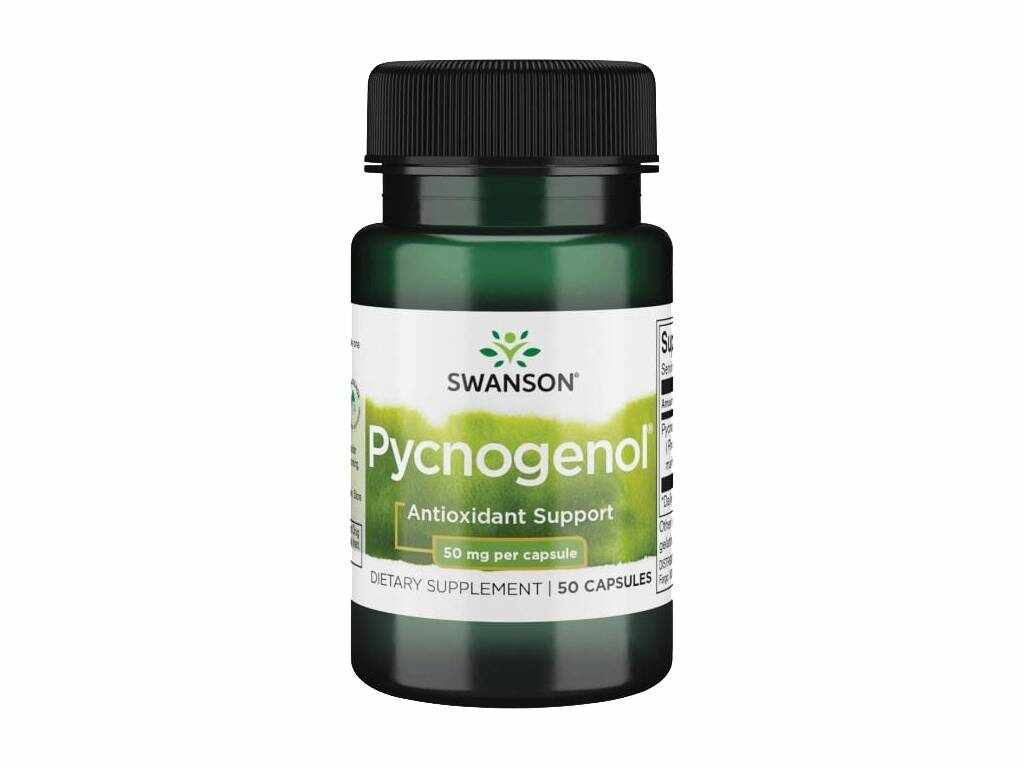Pycnogenol, Extract de pin maritim, 50 mg, 50 capsule, Swanson