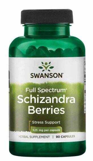 Schizandra Berries 525 mg, 90 capsule - Swanson