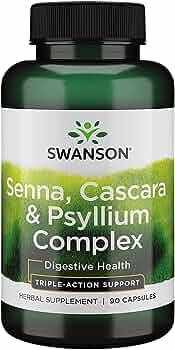 Senna Psyllium Cascara Complex, 90 Capsule, Swanson