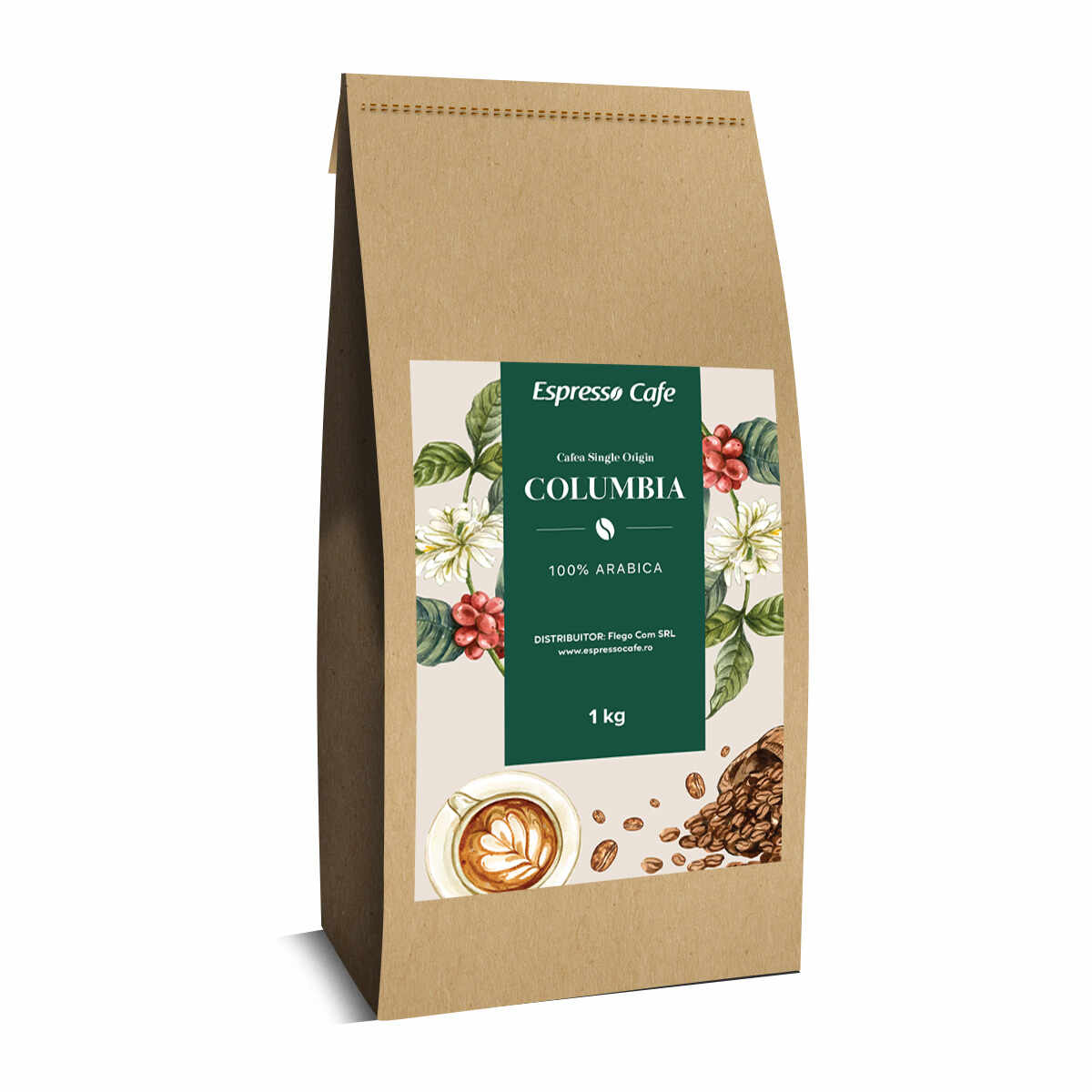 Columbia Supremo cafea boabe de origine 1kg