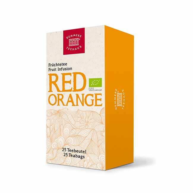 Demmers Red Orange Bio Quick-T ceai aromat cutie 25 plicuri