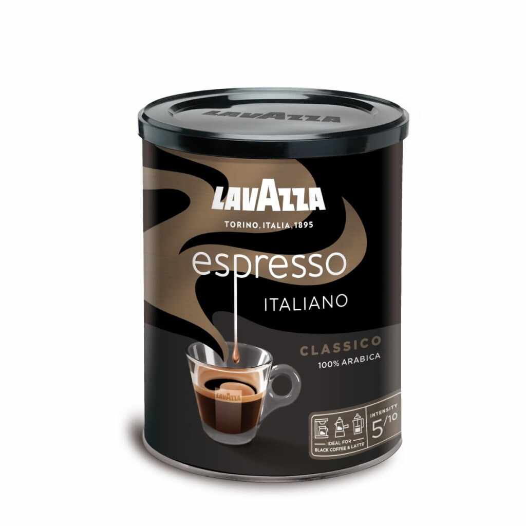 Lavazza Espresso Italiano Classico cafea macinata 250g cutie metalica