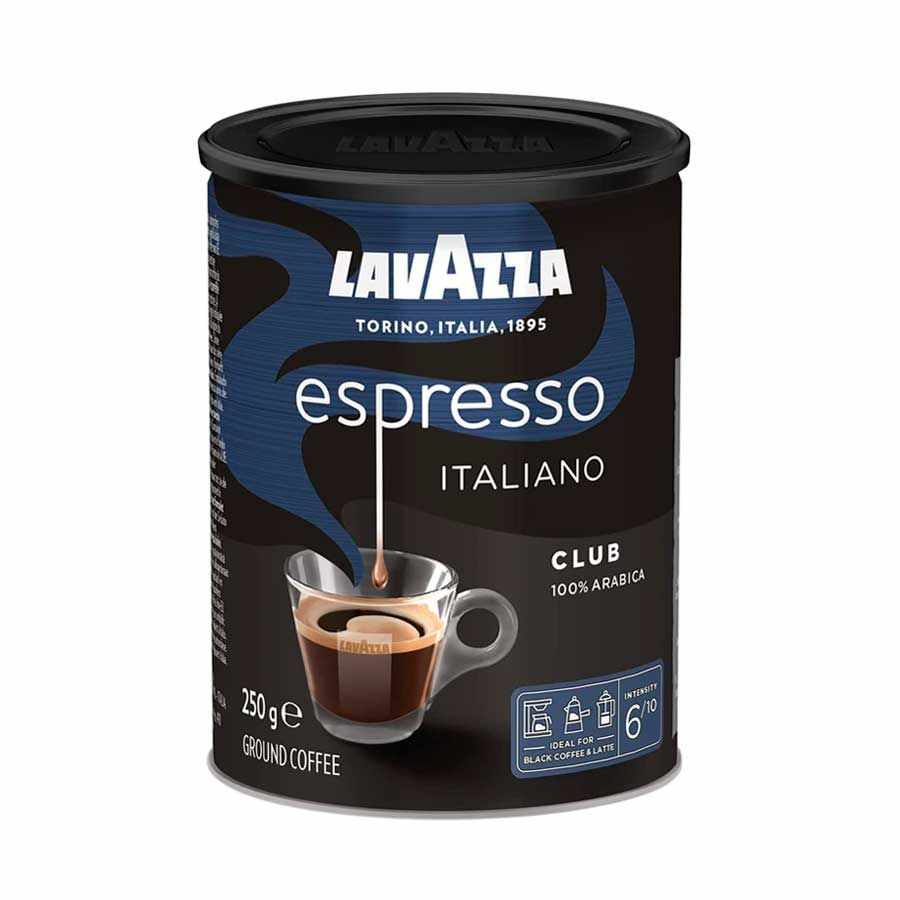 Lavazza Espresso Italiano Club cafea macinata cutie metalica 250g