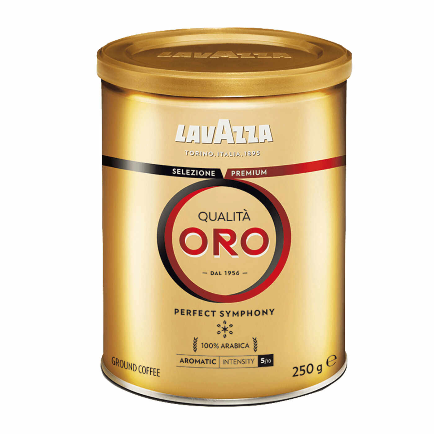 Lavazza Qualita Oro cafea macinata cutie metalica 250g