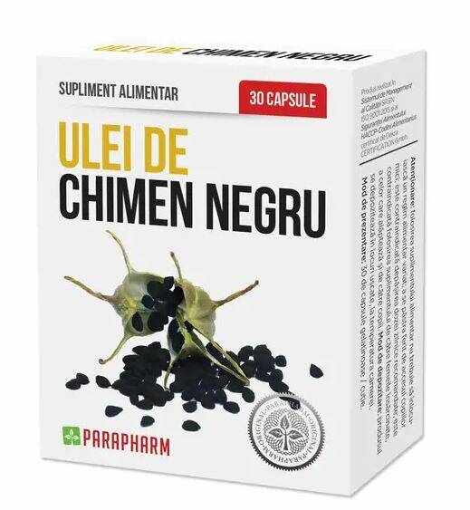 Ulei de Chimen Negru 30 capsule - Parapharm