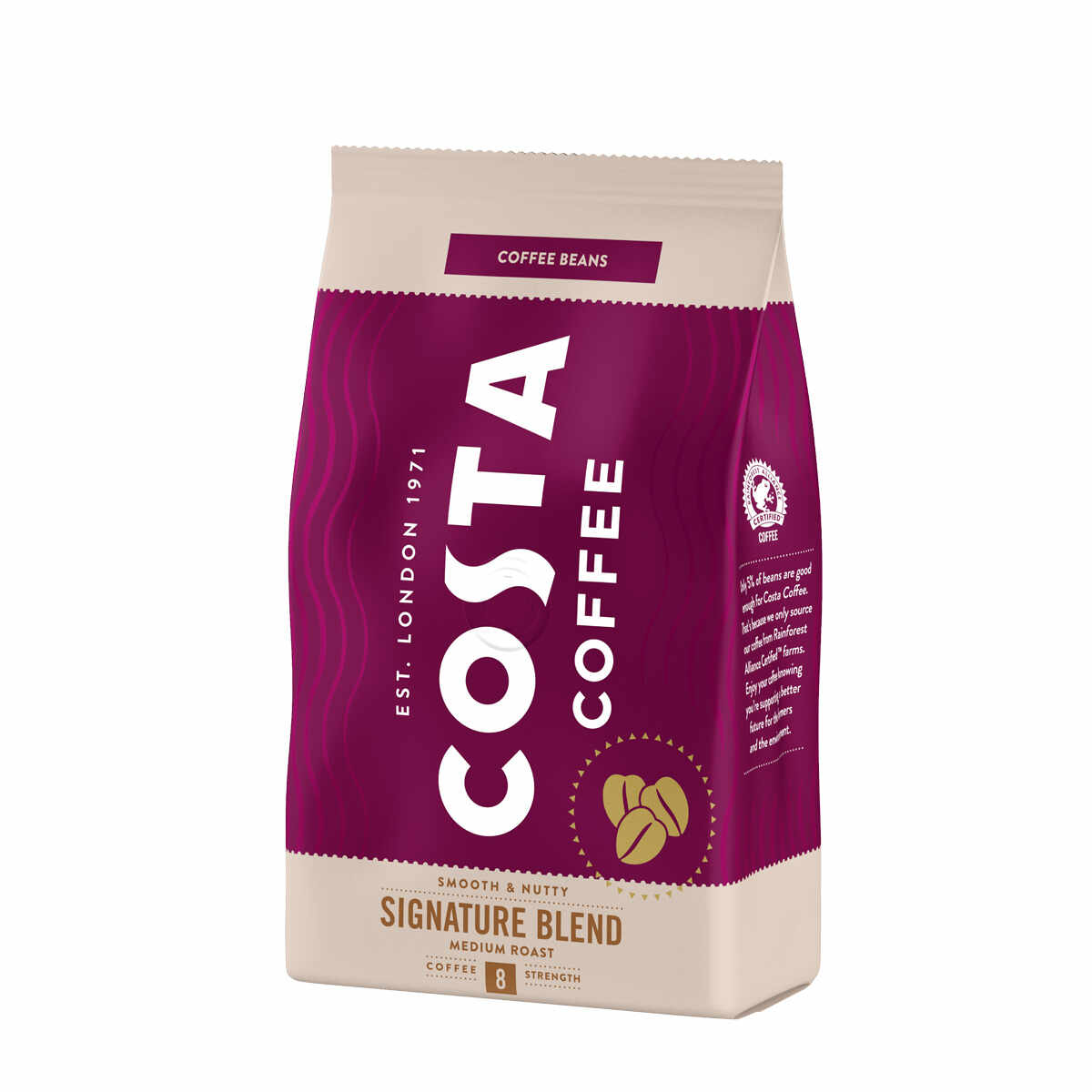 Costa Signature Blend Medium Roast cafea boabe 500g