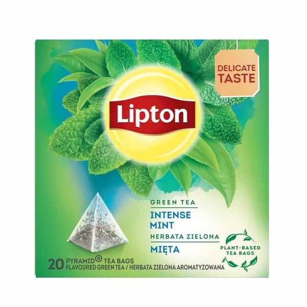 Lipton Mint Green Tea ceai piramida 20 buc