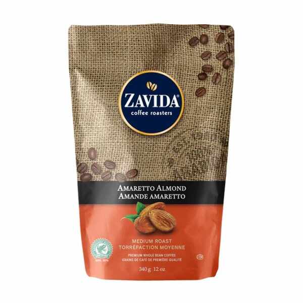 Zavida Amaretto Almond cafea boabe cu aroma de amaretto 340g