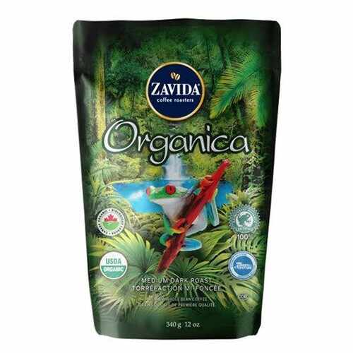 Zavida Organica cafea boabe 340g