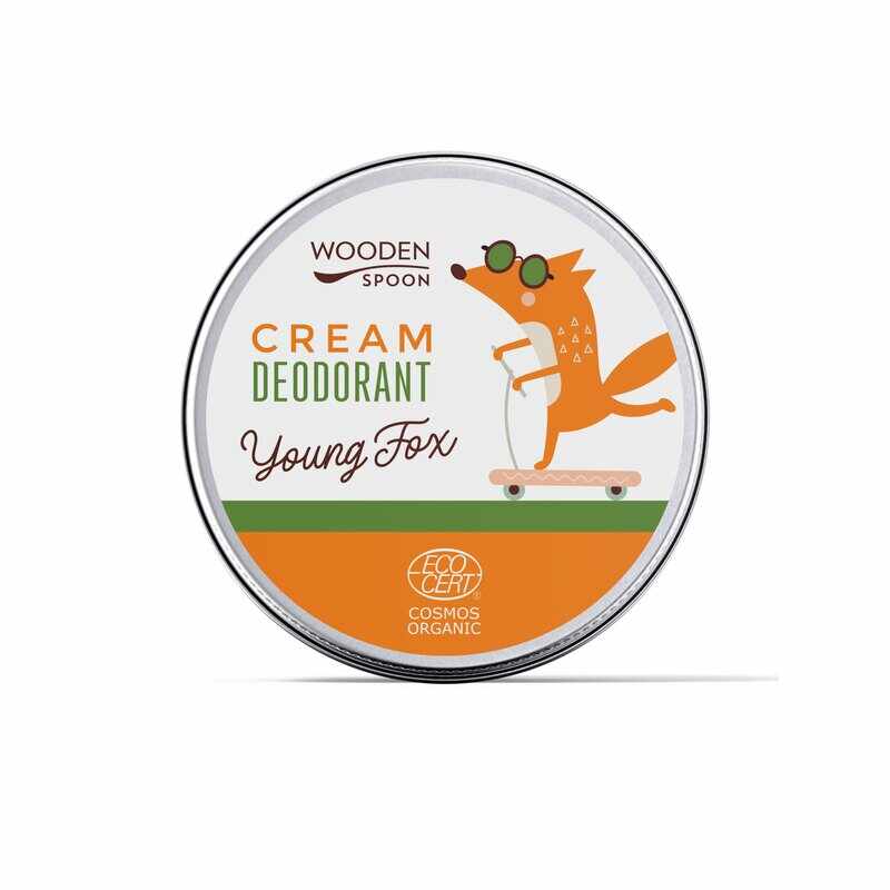 Deodorant crema pentru tineri Young Fox, bio, 60ml, Wooden Spoon
