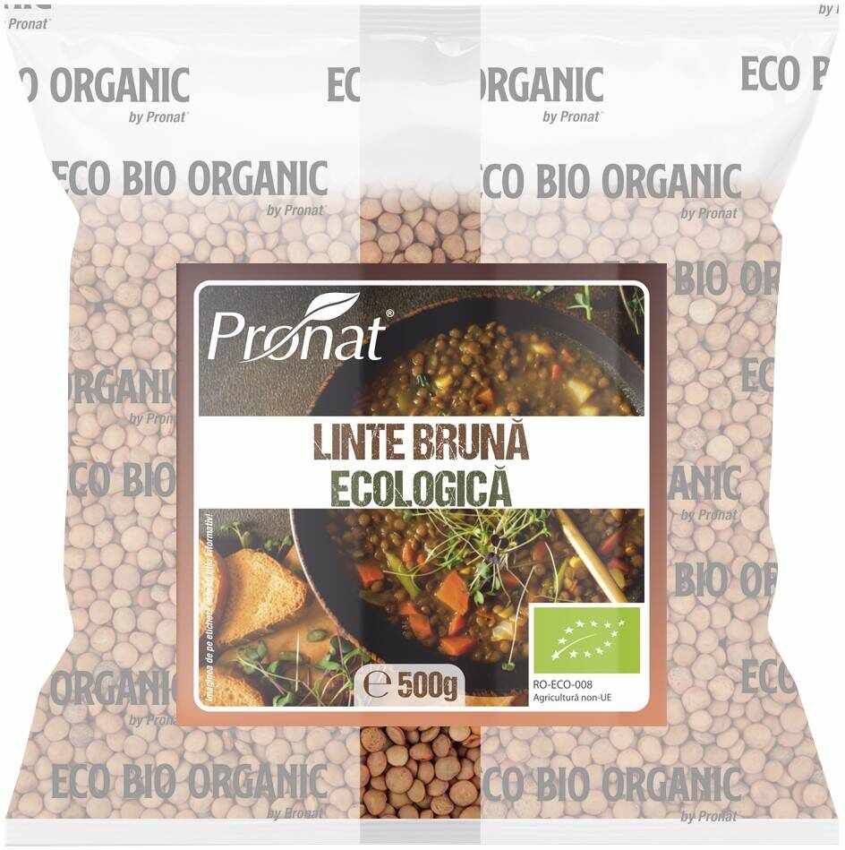 Linte bruna Eco-Bio 500g - Pronat