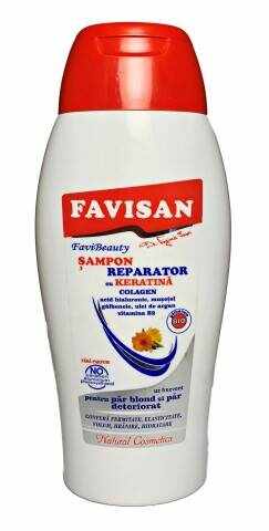 Sampon Reparator cu Keratina si Colagen, 250 ml, Favisan