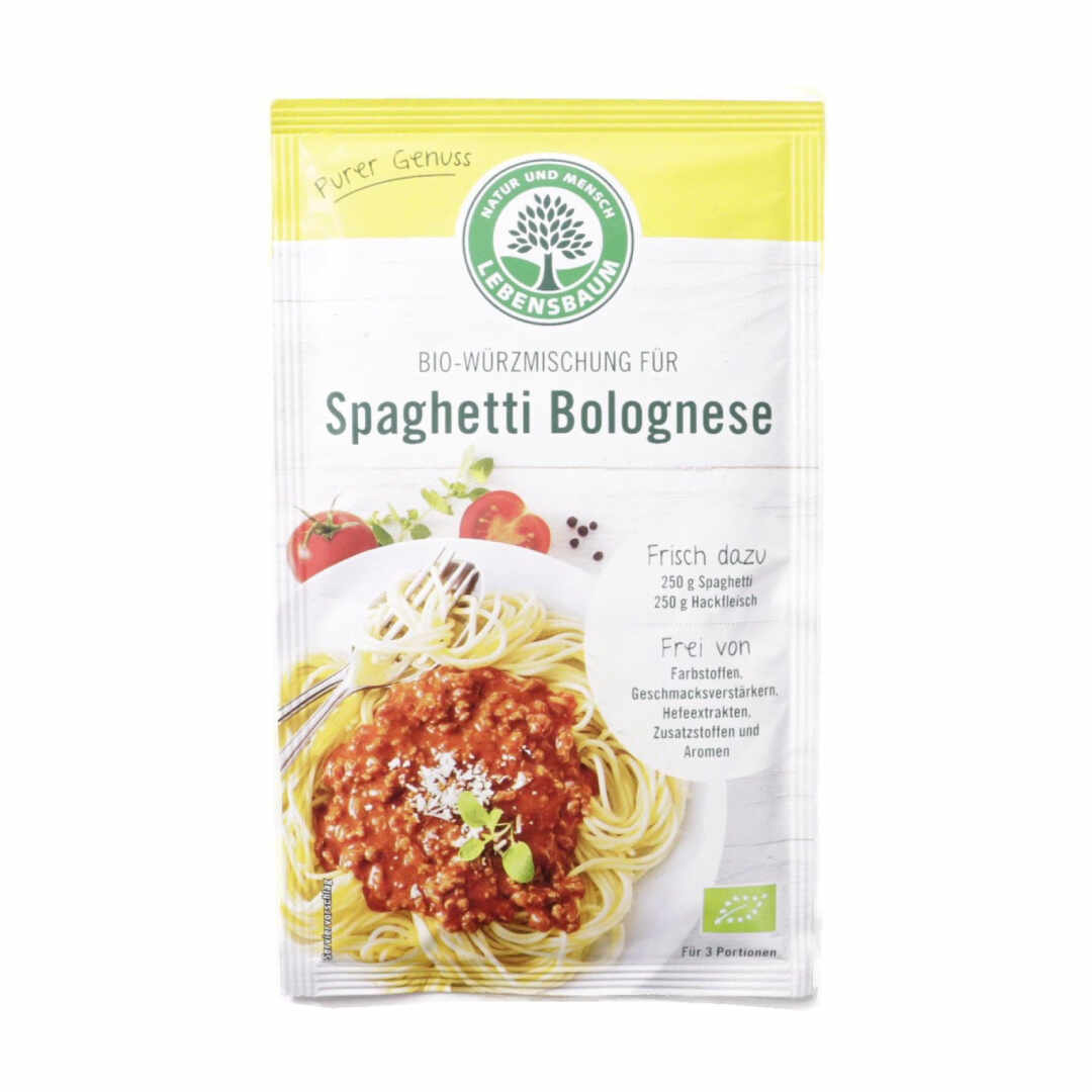 Amestec BIO de condimente pentru spaghete Bolognese, 35g, LEBENSBAUM