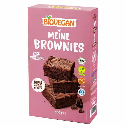 Amestec pentru Brownie fără gluten Bio 400 g Biovegan