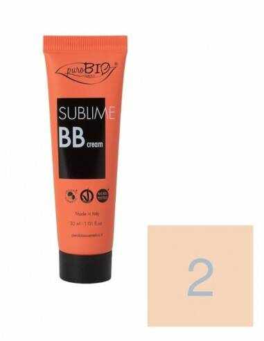 BB Cream waterproof, Sublime 02, 50 ml, Purobio