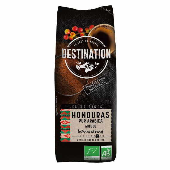 Cafea măcinată Arabica 100 % Honduras Fair for Life Bio 250 g Destination