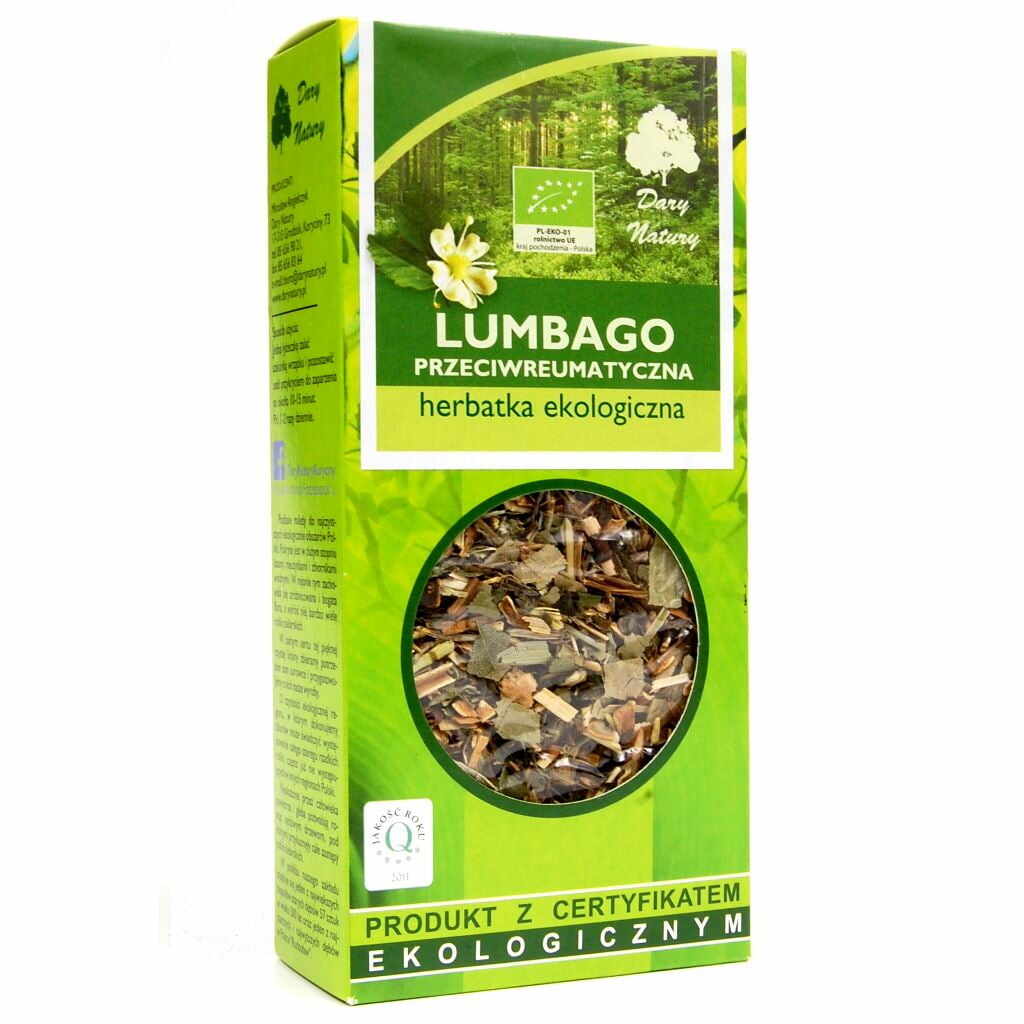 Ceai antireumatic Lumbago Bio 50 g Dary Natury