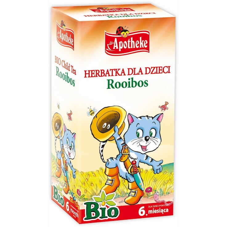 Ceai de rooibos pentru copii peste 6 luni Bio (20 x 1,5 g) 30 g Apotheke