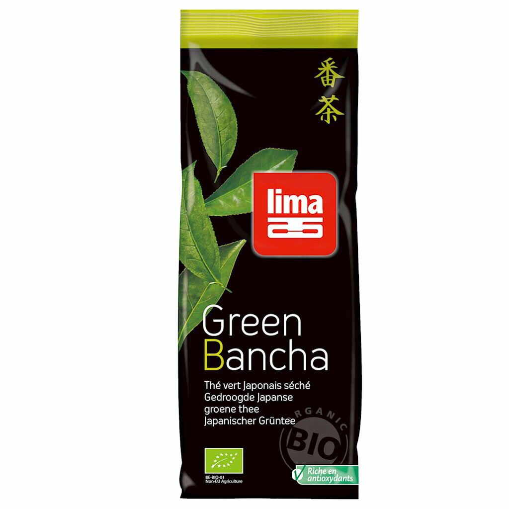 Ceai verde bancha cu frunze libere Bio 100 g Lima