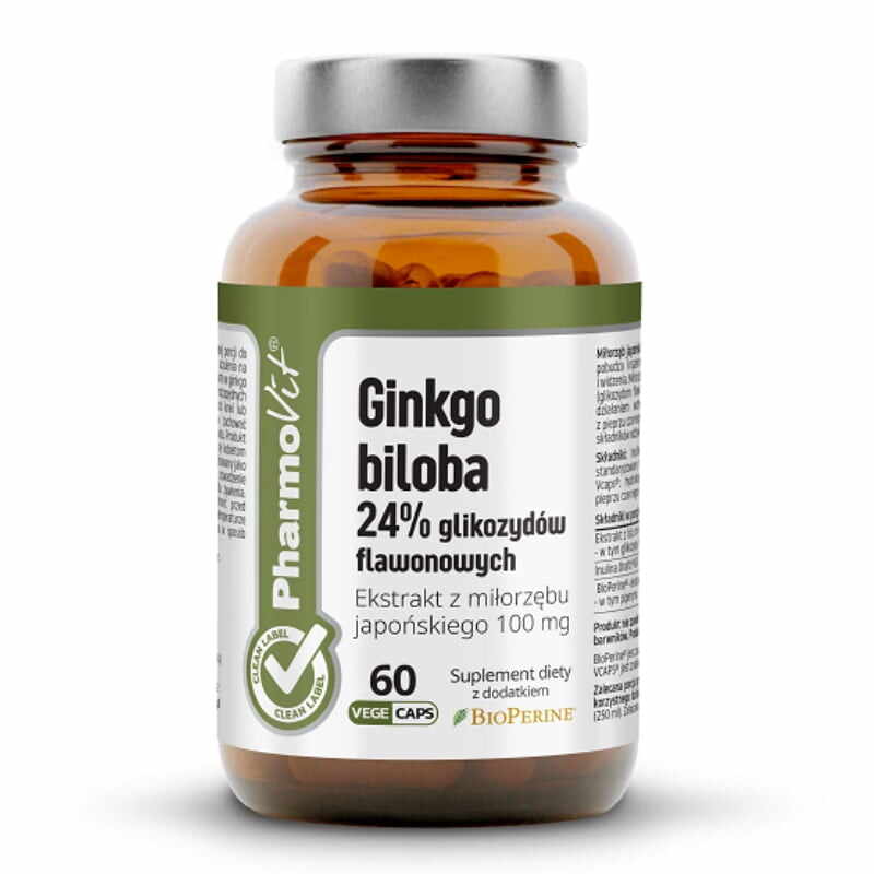 Ginkgo Biloba fara gluten 60 capsule 19.98 g Pharmovit
