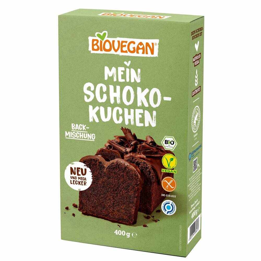 Mix pentru chec cu ciocolata, eco-bio, fara gluten, 400 g, Biovegan