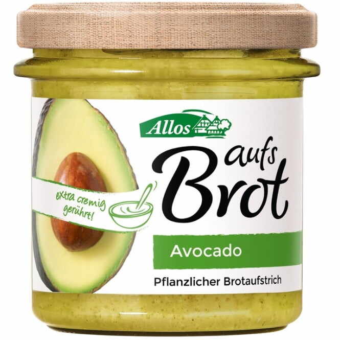 Pastă de cremă de avocado fără gluten Bio 140 g Allos