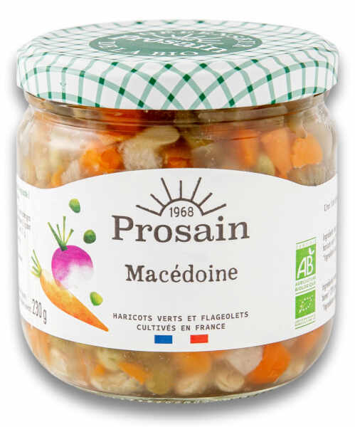 Amestec de legume macedonean BIO la borcan Prosain