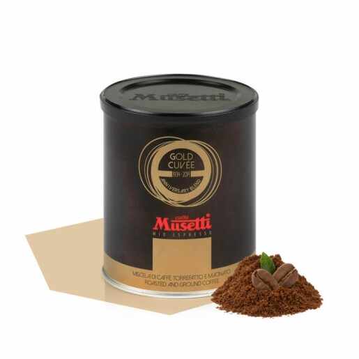 Musetti Gold Cuvee cafea macinata 250gr cutie metalica