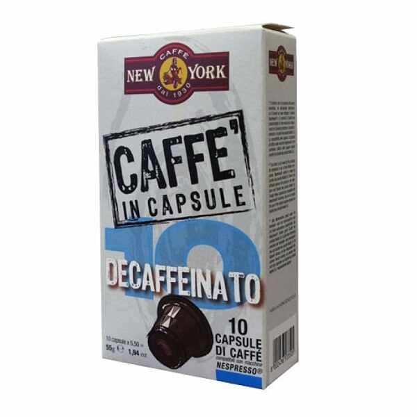 New York Decaffeinato 10 capsule compatibile Nespresso