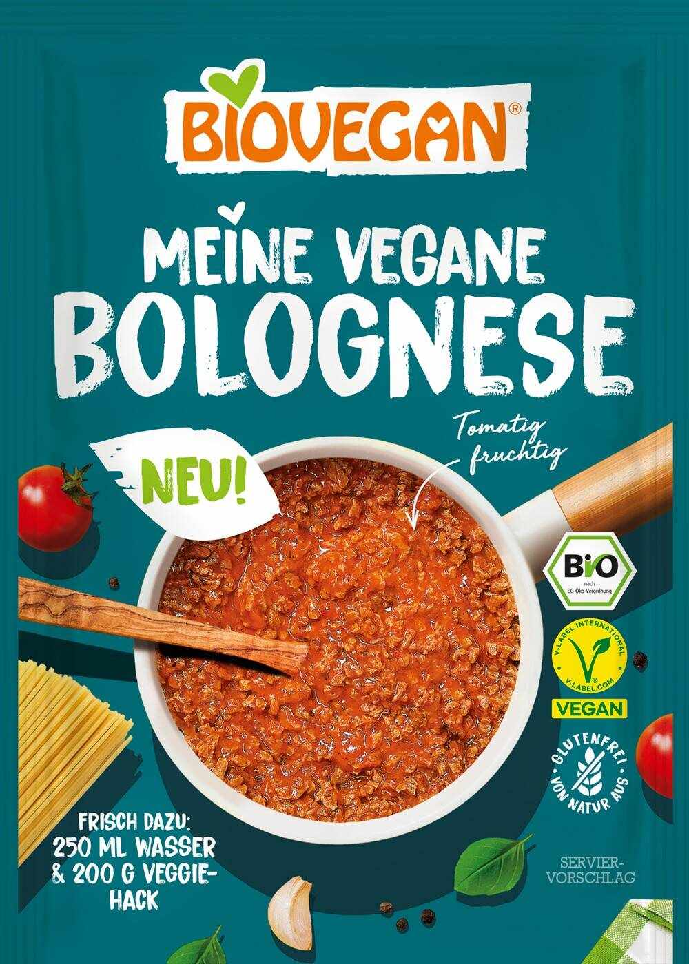 Mix pentru sos bolognese, fara gluten, eco-bio, 28 g, Biovegan