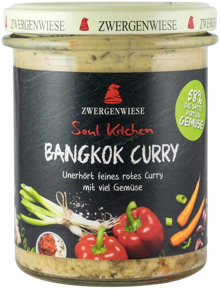 Sos Bangkok Curry, reteta thailandeza, eco-bio, fara gluten, 370 g, Zwergenwiese
