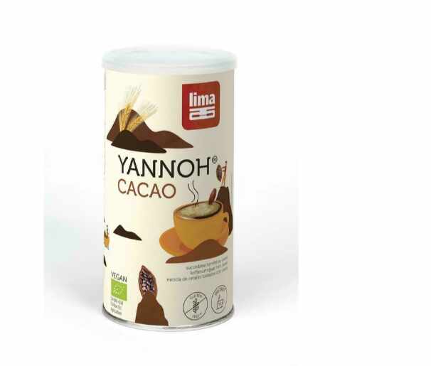 Bautura din cereale Yannoh Instant cu cacao, eco-bio, 175 g, Lima