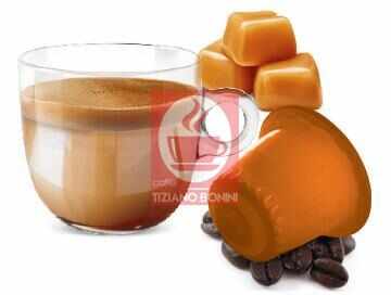 Bonini Latte Caramel 10 capsule cafea compatibile Nespresso