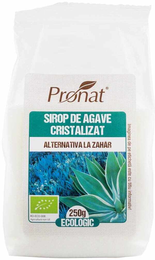SIROP DE AGAVE CRISTALIZAT Eco-Bio 250g - Pronat