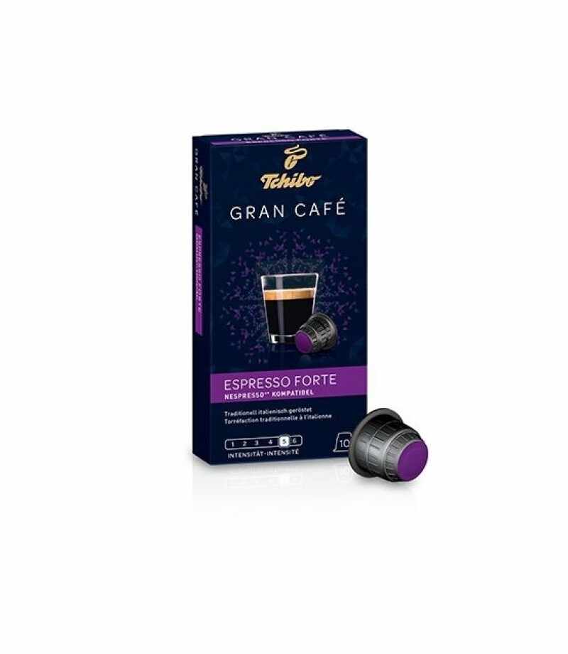 Tchibo Gran Cafe Espresso Forte 10 capsule aluminiu compatibile Nespresso