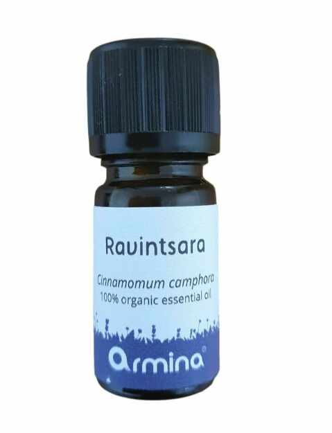 Ulei esential de Ravintsara pur, eco-bio, 5 ml, Armina